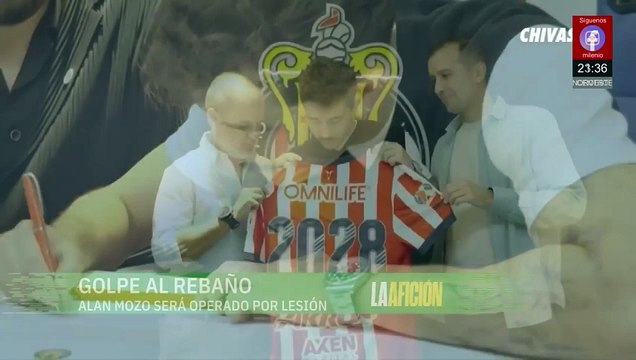 ¡Golpe al Rebaño! Chivas confirma lesión y operación de Alan Mozo
