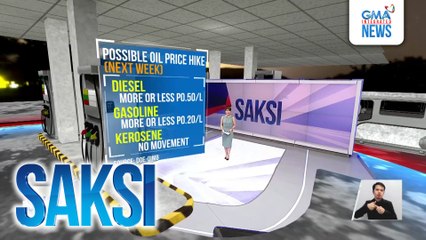 Presyo ng ilang produktong petrolyo, nakaambang tumaas ulit sa susunod na linggo | Saksi
