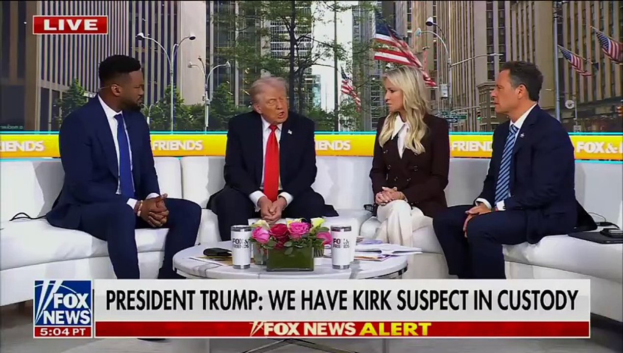 Trump anuncia la detención del asesino de Charlie Kirk