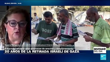 Susana Mangana: "Es una reocupación de Gaza con desplazamiento masivo y una hambruna documentada"