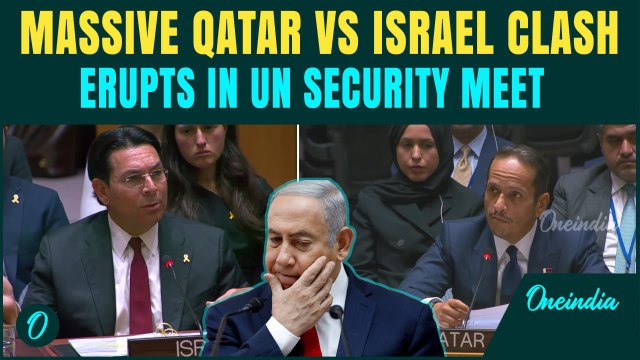 Israel VS Qatar Clash In UNSC: Qatar Exposes Israel's 'GENOCIDAL' Reasons Behind Doha Strike
