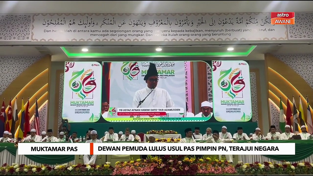 Dewan Pemuda lulus usul PAS pimpin PN, terajui negara