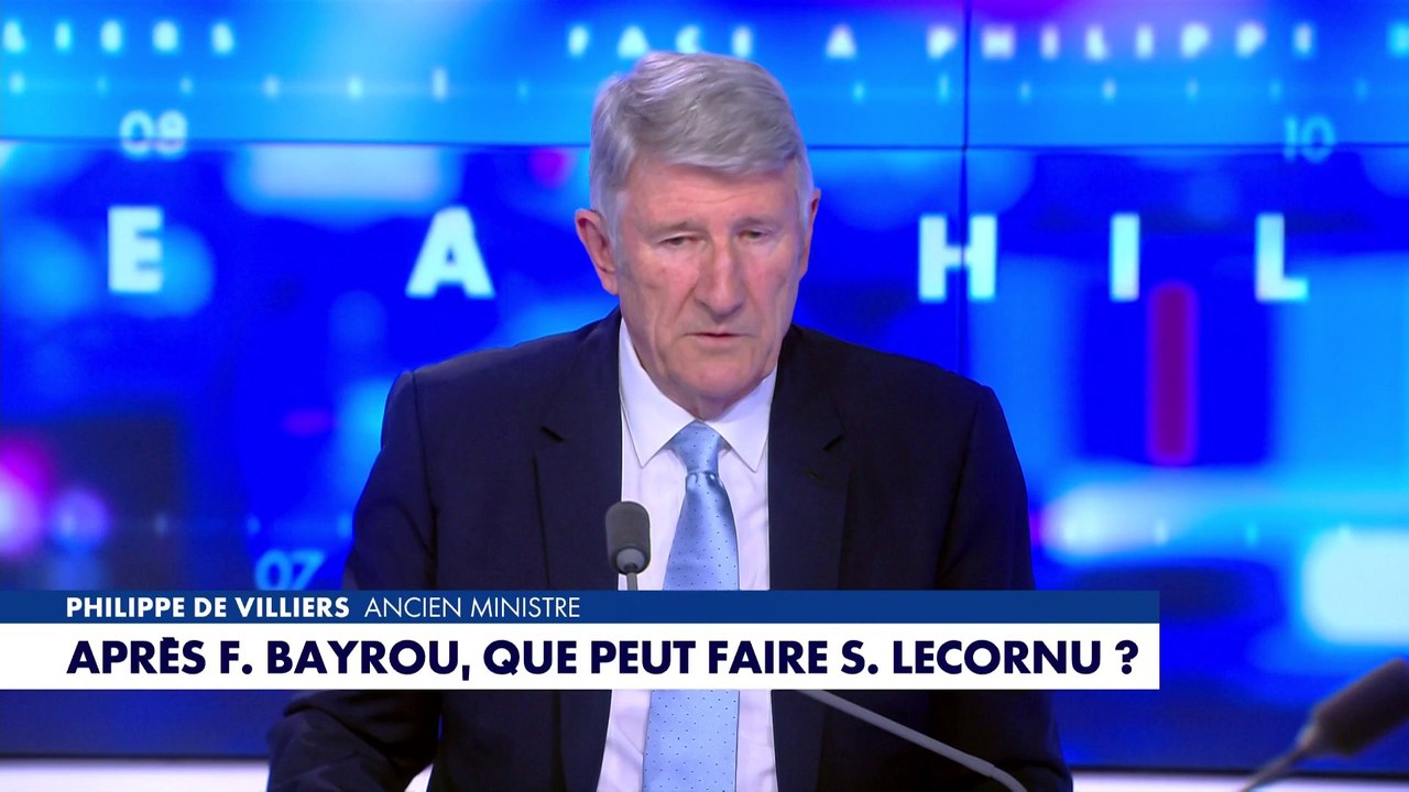Philippe de Villiers : «Il y a un côté inconscient.»