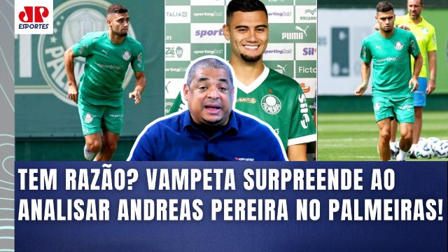 EU VOU FALAR! O Andreas Pereira pra mim É MELHOR QUE... Vampeta POLEMIZA! | Estreia no Palmeiras