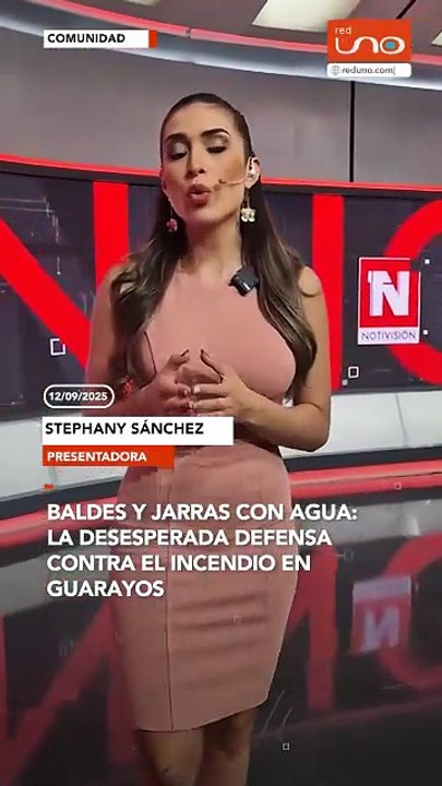 Baldes y jarras: la desesperada defensa contra el incendio en   Guarayos