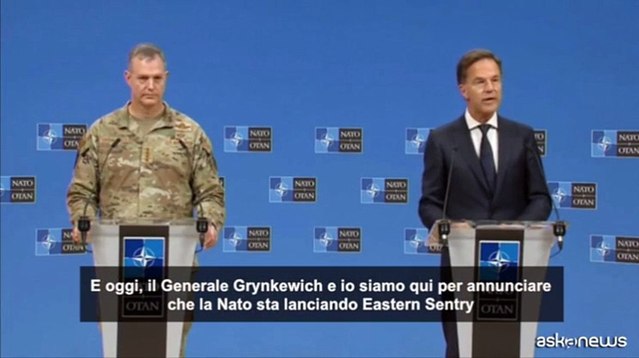 Rutte: la Nato rafforzerà le forze sul fianco orientale