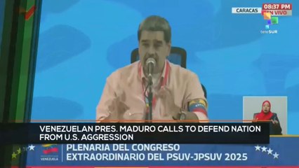 FTS 12:30 12-09: Venezuelan pres. Maduro calls to defend nation from U.S. aggression