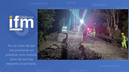 Avanza habilitación de la variante para apertura de la vía al llano