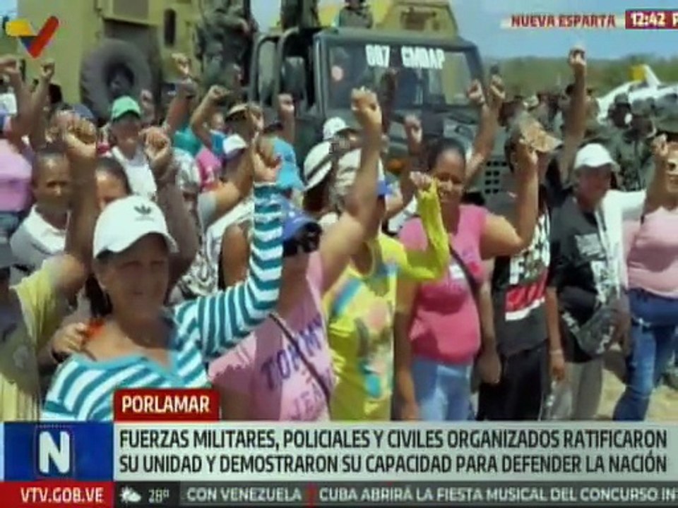 Nueva Esparta | Perfecta unión popular-militar-policial ratificó su lucha por la soberanía nacional