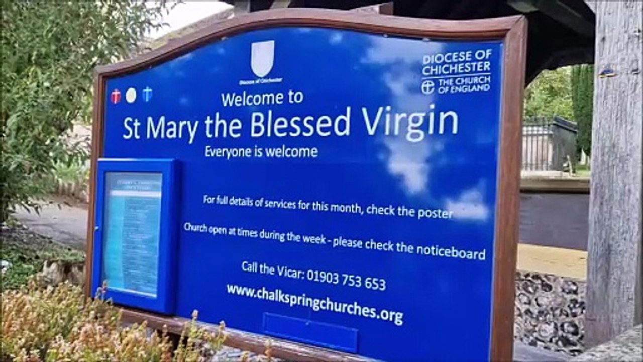 See some of the historical features at a very special West Sussex village church, St Mary the Blessed Virgin in Sompting