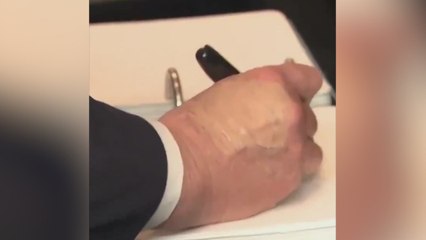 Heavy Makeup on Trump’s Hand Sparks Fresh Fears Over His Health