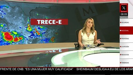 Suspenden clases en Guerrero ante paso de la Depresión Tropical Trece-E