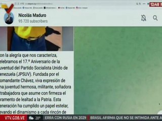 Presidente Nicolás Maduro conmemora el 17º aniversario de la JPSUV