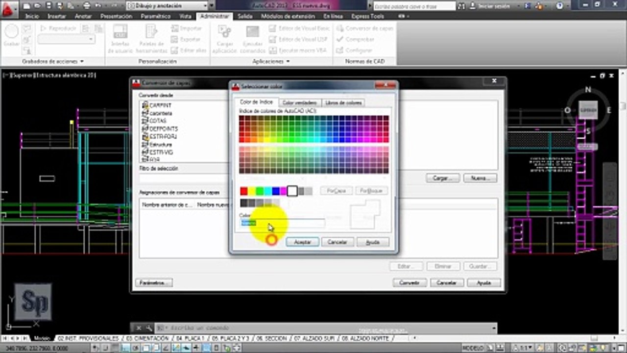 Autocad - Agrupar capas de Autocad, juntar varias capas en una única capa. Tutorial en español HD