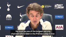 Frank full of praise for Levy's Spurs legacy