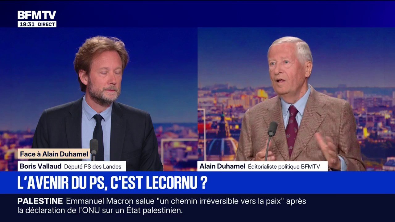 Crise politique: "Les socialistes ne souhaitent pas la dissolution, mais s'il faut aller aux urnes, nous ne nous déroberons pas", affirme Boris Vallaud, député PS des Landes