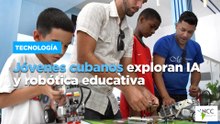 Jóvenes cubanos exploran IA y robótica educativa