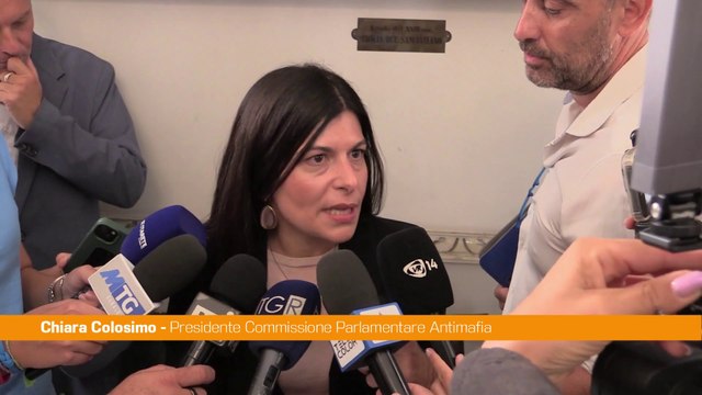 Colosimo Siamo di fronte a criminalità organizzata su due livelli