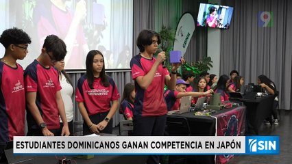 Estudiantes dominicanos ganan premio de 10 mil dólares en Japón | Primera Emisión SIN