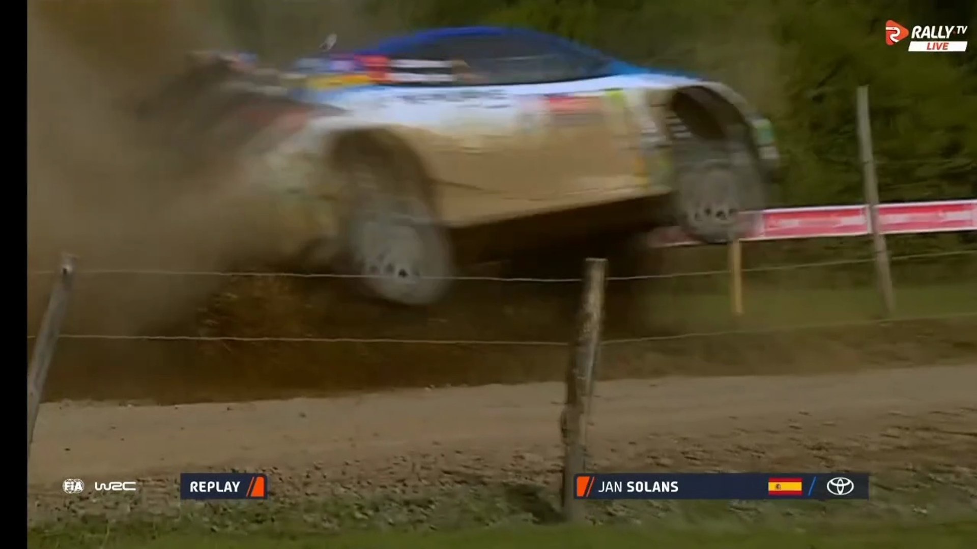 WRC 2 2025 Chile SS5 Solans Big Hit Bank