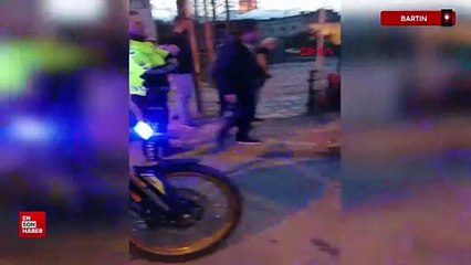 Bartın'da polis memuru, kavgayı ayırmak isterken yaralandı