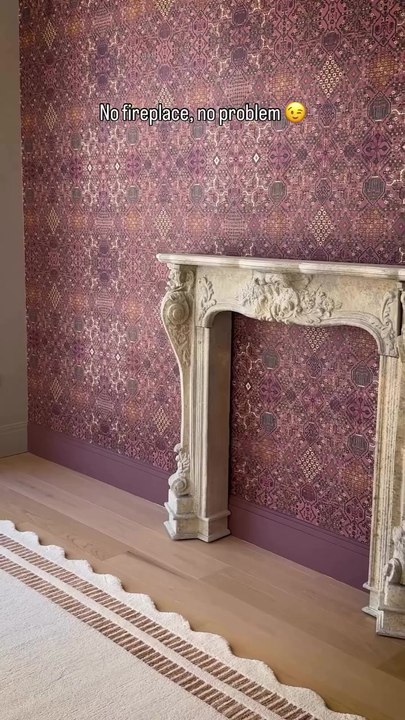 DIY Fireplace in the 2025 Real Simple Idea House with Alexandra Gater