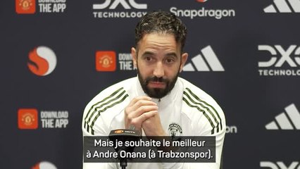 Amorim sur le départ d'Onana :