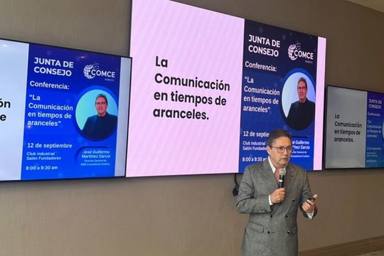 “Comunicación empresarial en tiempos de aranceles”: Guillermo Martínez analiza el impacto de Trump
