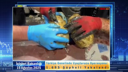 Türkiye Genelinde Uyuşturucu Operasyonu: 1.695 Şüpheli Yakalandı