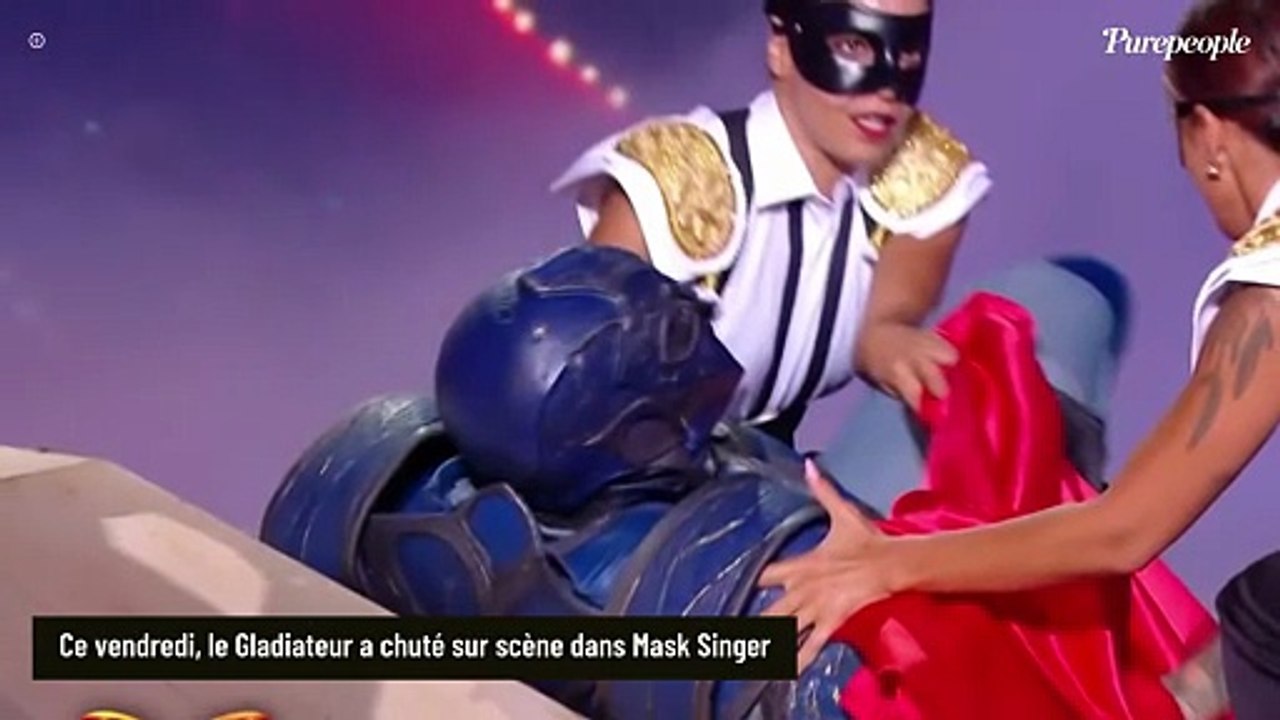 Mask Singer 8 : Le Gladiateur perd l'équilibre dès sa première apparition, tout le monde pensait que c'était Florent Manaudou mais...