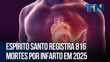 Espírito Santo registra 816 mortes por infarto em 2025