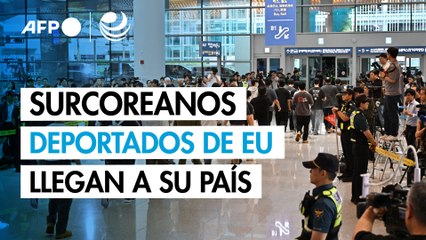 Los surcoreanos detenidos en redada migratoria en EU llegan a su país