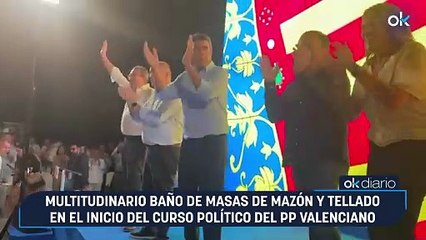 Multitudinario baño de masas de Mazón y Tellado en el inicio del curso político del PP valenciano