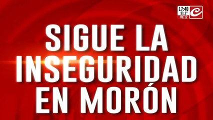 Inseguridad en Morón: violento ataque motochorro a un vecino