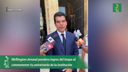 Wellington Arnaud pondera logros del Inapa al conmemorar 63 aniversario de la institución