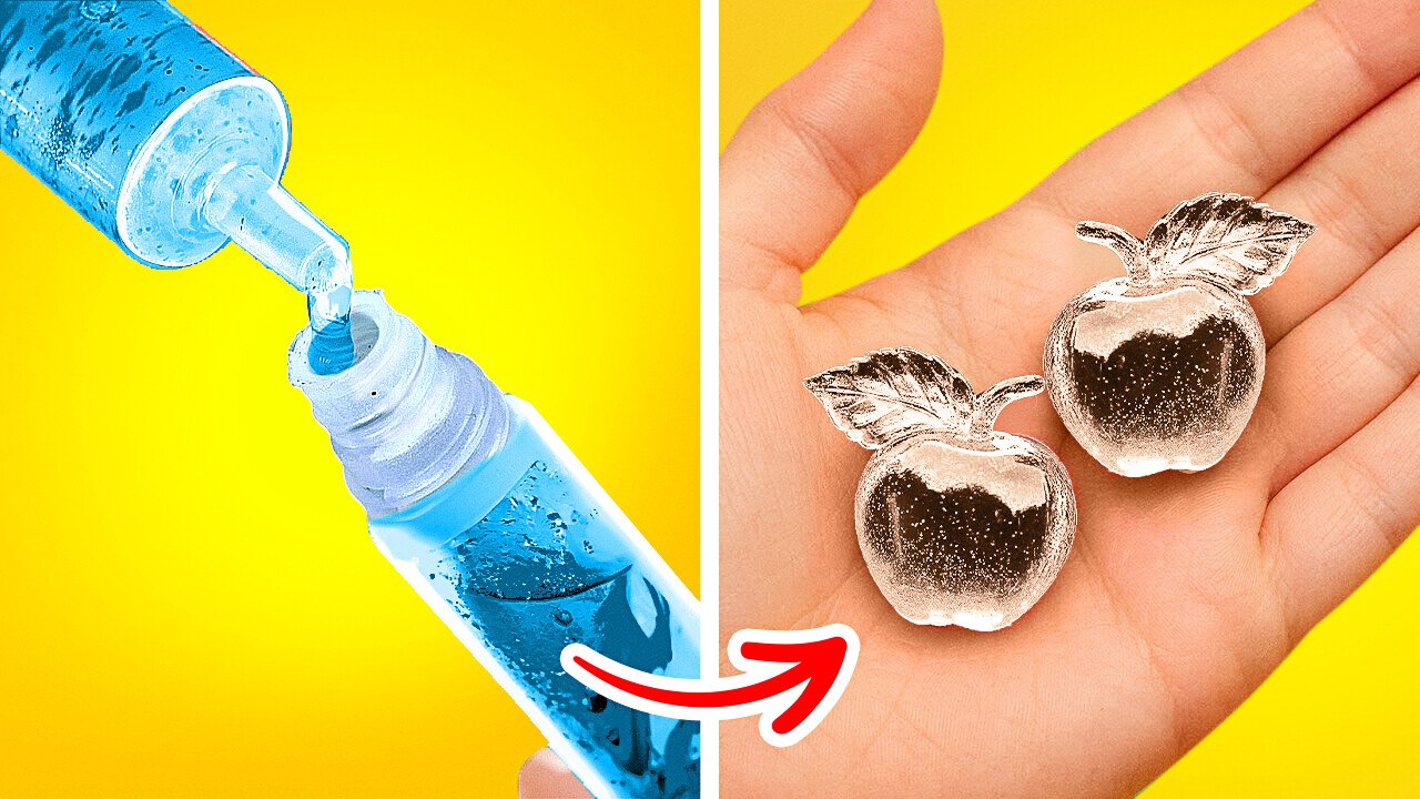 AWESOME POLYMER CLAY AND EPOXY RESIN HACKS! || Smart Drawing DIY Ideas By 123 GO! GOLD
