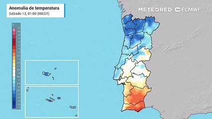 Temperatura sobe durante o fim de semana, podendo alcançar os 34 ºC no Sul do país.