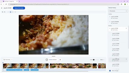 Google Vids - Lesson 49 - Using Version History and Undo Options