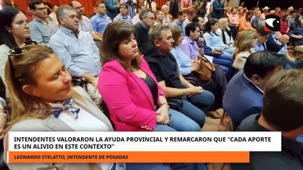 Intendentes valoraron la ayuda provincial y remarcaron que “cada aporte es un alivio en este contexto” (1)