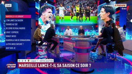 OM 4-0 Lorient : Marseille lance-t-il sa saison ce soir ? - L'Équipe du Soir - extrait