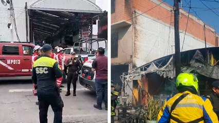 CDMX: Flamazo en Mercado de Jamaica deja a mujer herida tras fuga en tanque de gas