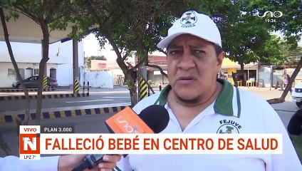 FALLECIÓ BEBÉ EN CENTRO DE SALUD