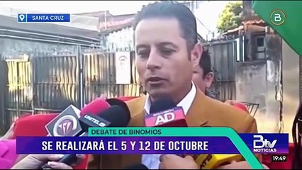 Debates rumbo a la segunda vuelta: vicepresidencia el 5 y presidencia el 12 de octubre