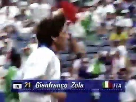 Copa do Mundo 1994 Itália x Nigéria (1/8 finais) com Cléber Machado (Globo)