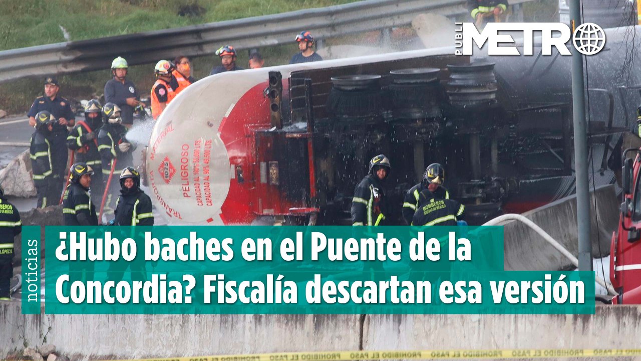 ¿Hubo baches en el Puente de la Concordia? Fiscalía descartan esa versión