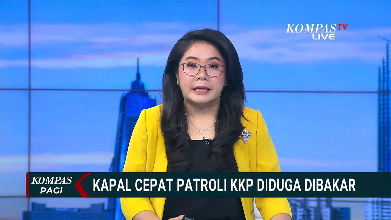 Polisi Selidiki Kasus Speedboat Patroli KKP Diduga Dibakar di Pantai Muara Air Haji | KOMPAS PAGI