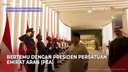 Presiden Prabowo Bertemu MBZ di Abu Dhabi, Soroti Eskalasi di Timur Tengah