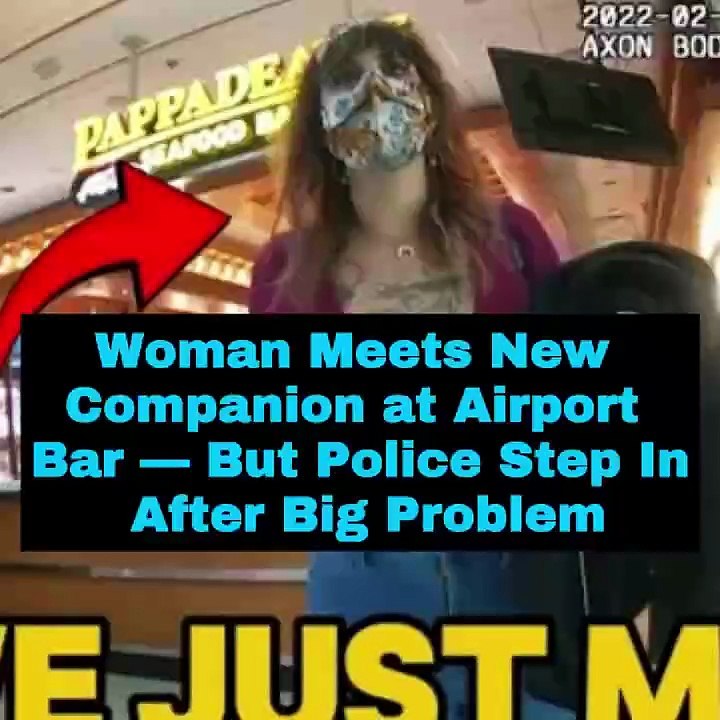 Woman Meets New Companion at Airport Bar But Police Step In After Big Problem. What started as a casual drink with a new companion at the airport bar quickly spiraled into a scene that drew police attention. Watch how it all unfolds — and let us know in t