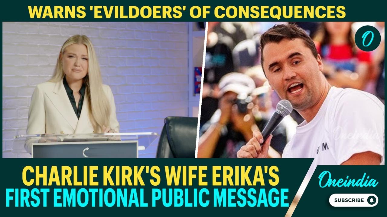 US Breaking: Erika Kirk BREAKS DOWN In First Emotional Statement After Charlie’s Assassination