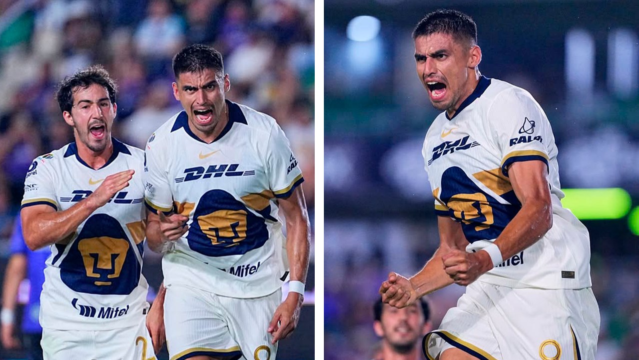 Guillermo 'Memote' Martínez anota doblete y pone a Pumas arriba contra Mazatlán